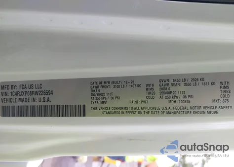 2024 Jeep Wrangler 4Xe Sahara 4Xe from USA, damaged, VIN 1C4RJXP68RW226594